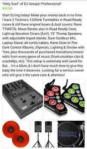 Complete "Holy Grail" of Professional DJ System Setup Technics Turntables Serato