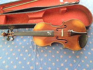 VIOLIN ANTIQUE  MOTHER OF PEARL INLAY