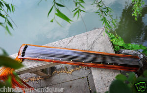 48" Professional Guqin Chinese 7-stringed zither instrument - KuMu LongYin #4054