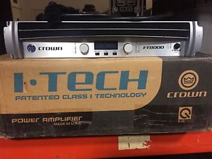Crown I-T8000 Professional Power Amplifier, I-Tech Series of Crown Amps
