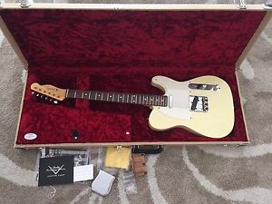 USA Fender Custom Telecaster Pro Model 1211, Case Candy, Vintage White, Check it
