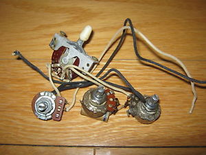 Original Pre CBS Fender Stratocaster 1957 1958 Control Assembly