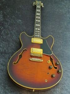 Free Shipping Used Ibanez 1987 AS200 Semi Acoustic Guitar Good Condition