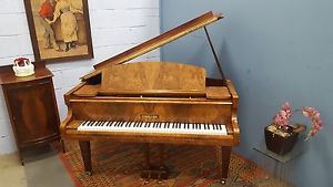 Reconditioned,Figured Walnut,"Challen" Baby Grand Piano.CAN DELIVER.