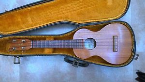 Vintage Kamaka Concert Ukulele White Label