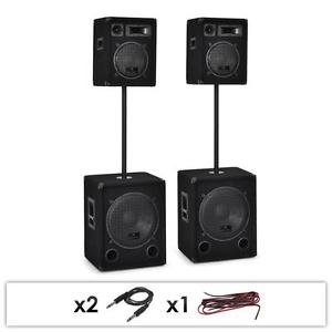 DJ PA PLATES-FORMES CONSTRUCTION BOXE SYSTÈME HAUT-PARLEUR SET FOIRE MARIAGE