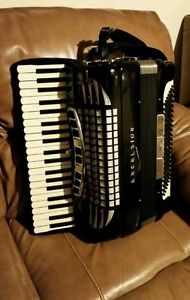accordion exselsior sinfony 4/5/hand.made reeds double tone chamber ex condition