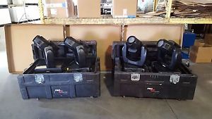 Lot of 4 x Varilite VL 2000 Wash with cases