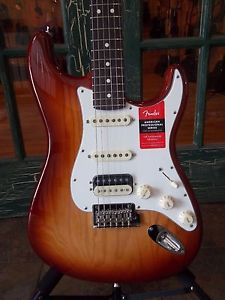 2017 Fender American Pro Stratocaster Electric Guitar w/ Case Sienna Sunburst