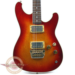 VINTAGE 1983 IBANEZ ROADSTAR II SERIES ELECTRIC GUITAR BIRDSEYE MAPLE SUNBURST