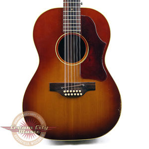 VINTAGE 1966 GIBSON B-25-12 B-25 B25 12-STRING ACOUSTIC GUITAR