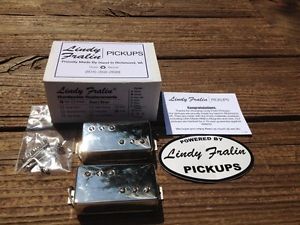 NEW Lindy Fralin P-92 Humbucker Sized P90 Pickups Nickel (8200 neck/9200 bridge)