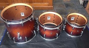 MAKE OFFER 10"; 12" & 14" Pearl Limited Edition African Mahogany toms