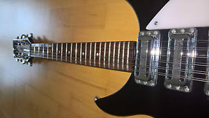 Rickenbacker 325/12 copy in JETGLO 3/4 short scale