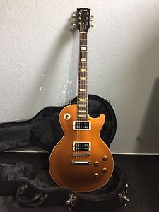 Gibson Les Paul Classic Goldtop 1958 Reissue Model, 2002, Nitrolack, OHSC, Exc +