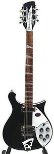 Rickenbacker 620/12 Guitar w/ Case - 620 JetGlo INCLUDES FREE STRAP