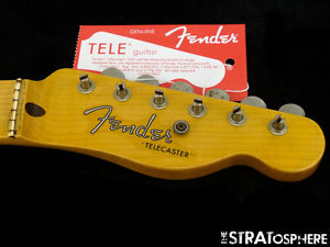 Fender USA Custom Shop 1955 Journeyman Relic Telecaster NECK +TUNERS Tele Maple