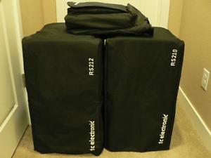 TC Electronic Complete Bass Amp Rig (RH750 head + RS210 & RS212 cabs) & Extras