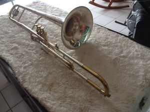 VALVE TROMBONE KING 2166 ENGRAVED- C TUNING, TROMBON RAMEADO TONO DE DO