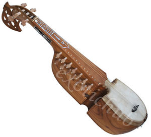 AFGHAN RABAB~RUBAB~REBAB~RUHBAB~TEAK WOOD~HAND MADE~CONCERT QUALITY~GREAT SOUND
