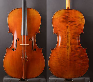 Advanced model"William Forster III 1814" Copy Cello .Strong deep!Oil varnish