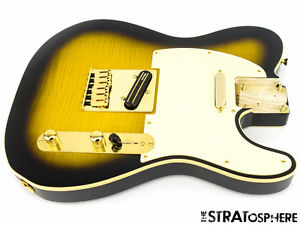 Fender Richie Kotzen Telecaster Tele LOADED BODY Ash Flame Maple Top DiMarzios