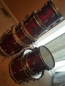 1980 Vintage Gretsch Drum set owned/signed by "Ju Ju House"