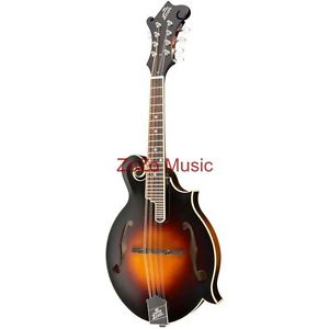 New The Loar LM-520-VS Performer F-Style Acoustic Mandolin, Vintage Sunburst