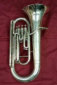 King 2280 4 Valve Silver plated Euphonium