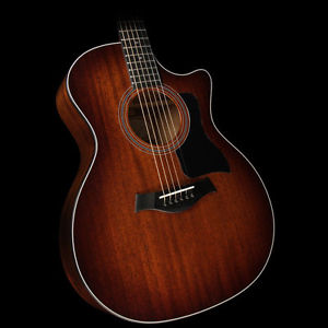 Taylor 324ce Mahogany Top Grand Auditorium Acoustic-Electric Guitar Edgeburst