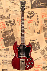 Gibson 1968 SG Standard "Original Sideway Vibrato" Used  w/ Hard case