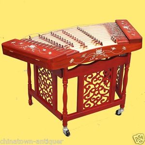Professional & Beginner Aged rosewood 402 Dulcime YangQin #4023 Shell carving