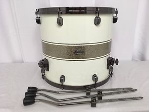 Tama Starclassic Bubinga 18" Diameter X 16" Deep Tom/Silver Snow Racing Stripe