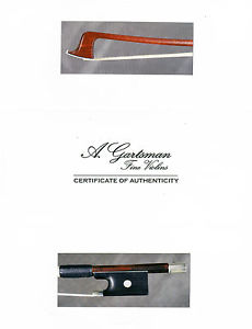 A very fine French certified violin bow by C.Thomassin,1905