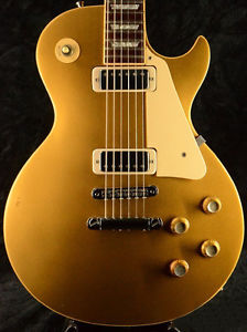 Free Shipping Vintage Gibson 1975 Les Paul Deluxe -Gold Top- Electric Guitar