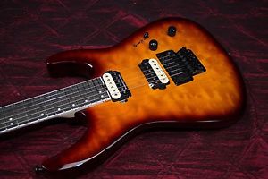 Jackson Pro Dinky DK2Q Electric Guitar Tobacco Burst