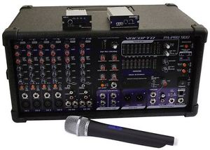 VocoPro 900w Pro PA Mixer W Sdr3