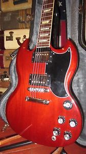 Orig 2006 Gibson SG Standard '61 Re-Issue Cherry Red w/ Hard Case Sounds Great!