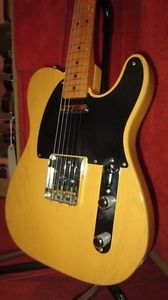 1992 Fender '52 Re-Issue Telecaster Butterscotch Blonde Original Hard Case Light