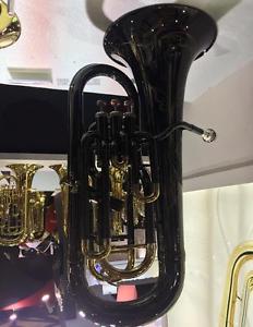Professional Black Nickel Euphonium Horn 11''Bell 26''Height With Case