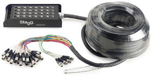 Stagg SSB-30/24X4XH S-Series Stagebox - 24x XLR F Inputs/ 4x XLR M Outputs