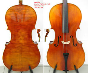 Best Cello!Amazing Sound!200-y Old Spruce!Master's Own Work!No.10,2015-2016