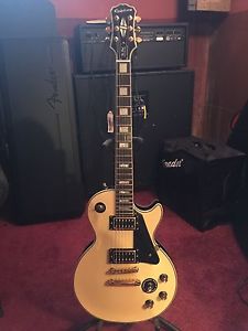 Epiphone Gibson Les Paul Custom Pro Limited Ivory Blackback