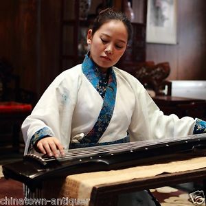 48" Professional Guqin Chinese 7-stringed zither instrument Fu-has style #4037