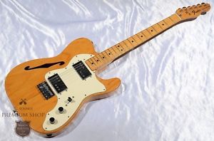FENDER 1975 Telecaster Thinline NAT/M Used Electric Guitar Free Shipping