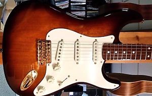 2014 Fender Custom Shop ARTISAN OKUME Stratocaster CHOCOLATE 2 COLOR SUNBURST