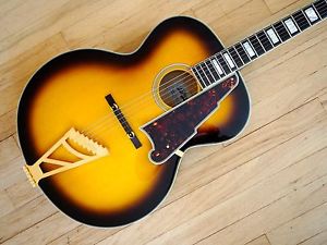 2015 D'Angelico EX63 Archtop Acoustic Electric Guitar Round Soundhole w/ohsc