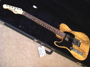 LEFT HANDED G&L ASAT SPALTED MAPLE  LEFTY CUSTOM CREATION SHOP LIMITED EDITION