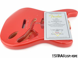 Fender USA Custom Shop Postmodern NOS Stratocaster BODY Strat Ash Fiesta Red