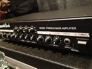 Thunderfunk TFB550-B Electric Bass Guitar Amplifier Amp Tube Switch w/ Road Case